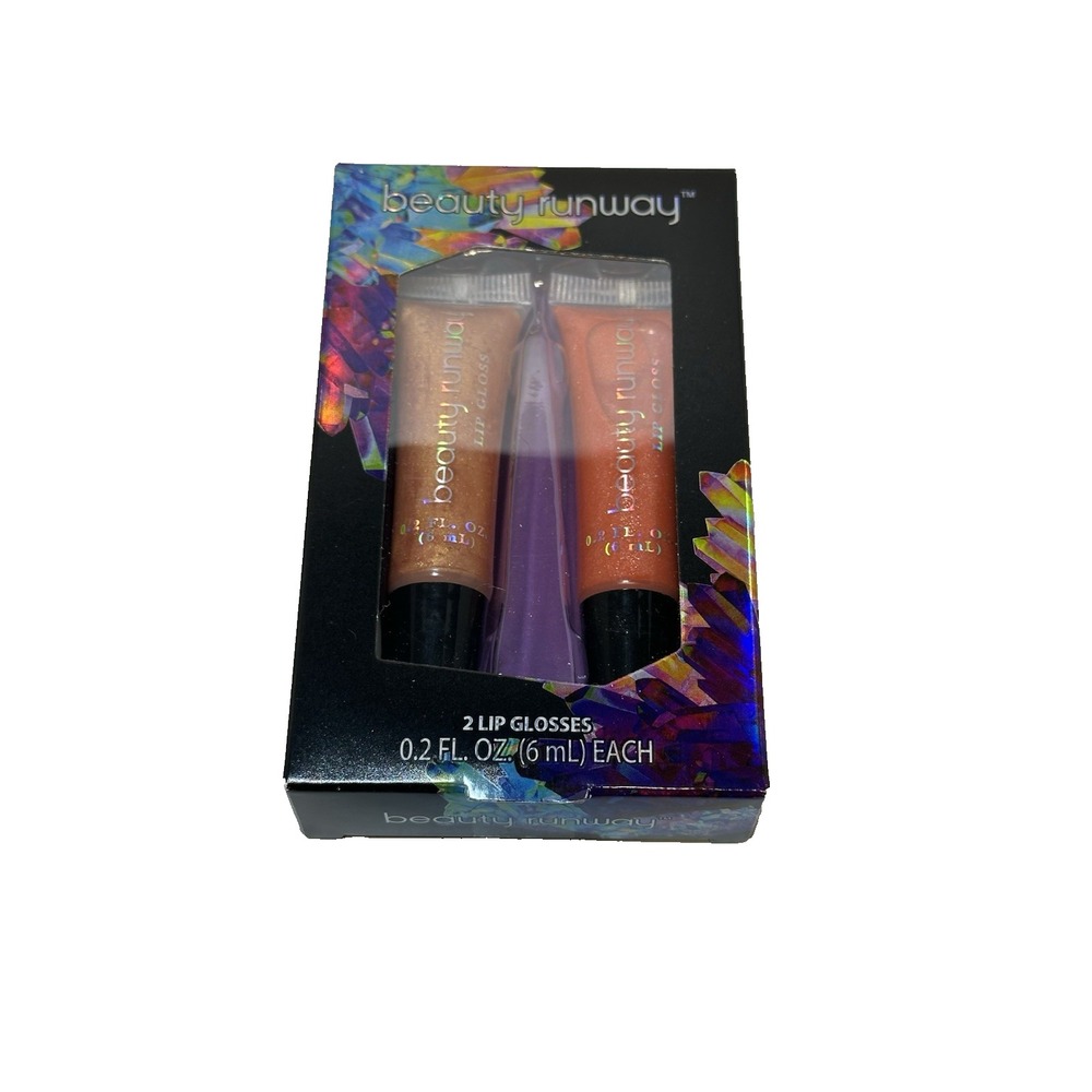 beauty runway 2 pack lip gloss .02 oz / 6 ml‎ each